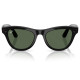 Смарт-окуляри Ray-Ban Meta Skyler Gen 2 Standard Shiny Black Frame G-15 Green Lenses s52