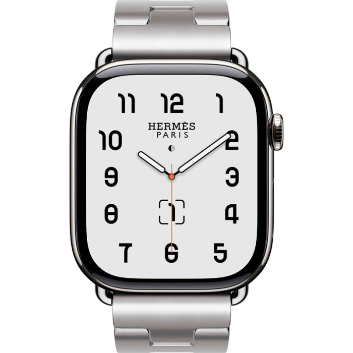 Apple Watch Hermès S11 46mm Silver with with Satiné Grand H (M)