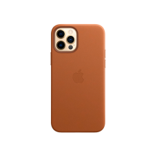 Чохол для iPhone 12 Pro Max - Apple Leather MagSafe, Saddle Brown