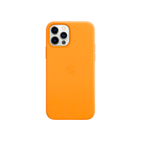 Чохол для iPhone 12/12 Pro - Leather MagSafe, Orange (HC)