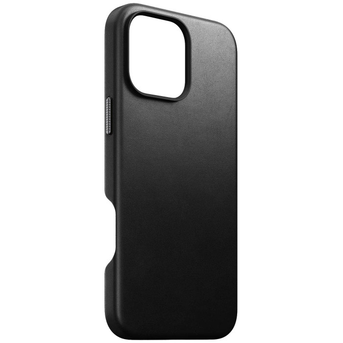 Чохол для iPhone 16 Pro Max - Nomad Modern Leather MagSafe, Black