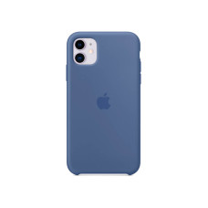 Чохол для iPhone 11 - Silicone, Linen Blue (HC)