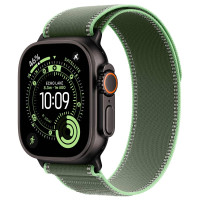 Apple Watch Ultra 3 Black Titanium, Green/Neon Trail Loo, (M/L), LTE