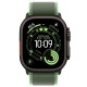 Apple Watch Ultra 3 Black Titanium, Green/Neon Trail Loo, (M/L), LTE
