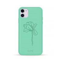 Чохол для iPhone 11 - Pump Silicone Minimalistic, Bloom Flower