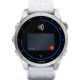 Смарт-годинник Garmin Fenix 7S Silver with Whitestone Band
