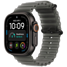Apple Watch Ultra 4 Black Titanium, Black Ocean Band