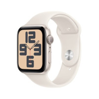 Apple Watch SE (2Gen) 44mm Starlight, Starlight Sport Band (S/M) (2024)