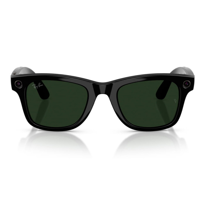 Смарт-окуляри Ray-Ban Meta Wayfarer Gen 2 Shiny Black Frame Clear to Graphite Green Lenses s53