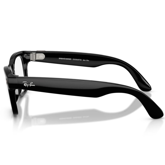 Смарт-окуляри Ray-Ban Meta Wayfarer Gen 2 Shiny Black Frame Clear to Graphite Green Lenses s53