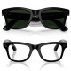 Смарт-окуляри Ray-Ban Meta Wayfarer Gen 2 Shiny Black Frame Clear to Graphite Green Lenses s53