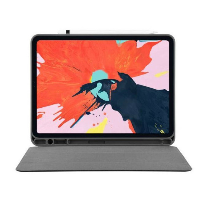 Чохол для iPad 10.2 (2019-21) - Comma Leather Case with Pen Holder Series, Black