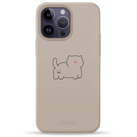 Чохол для iPhone 14 Pro Max - Pump Silicone Minimalistic MagSafe, Cat Fass