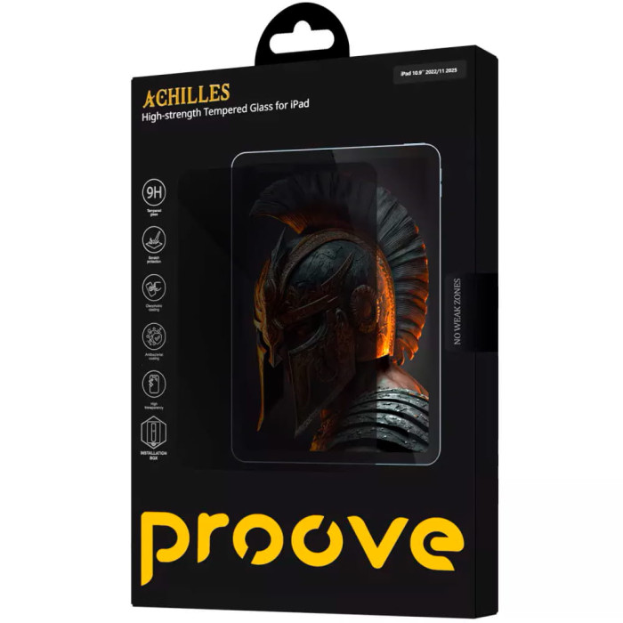 Захисне скло для iPad 10.9 / 11" - iPad 10 Gen (2022) / iPad A16 11" (2025) - Proove Achilles