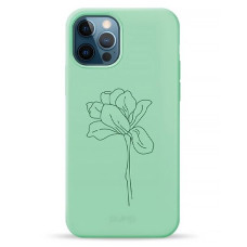 Чохол для iPhone 12 Pro Max - Pump Silicone Minimalistic, Bloom Flower