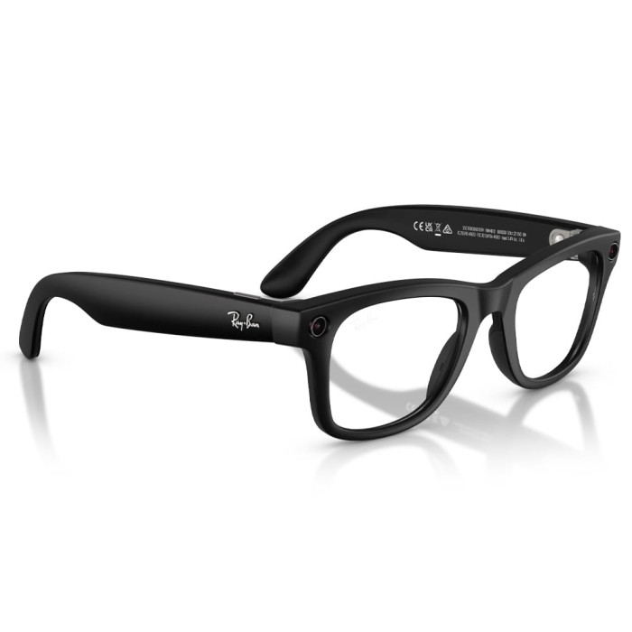 Смарт-окуляри Ray-Ban Meta Wayfarer Gen 2 Matte Black Frame Clear Lenses s50