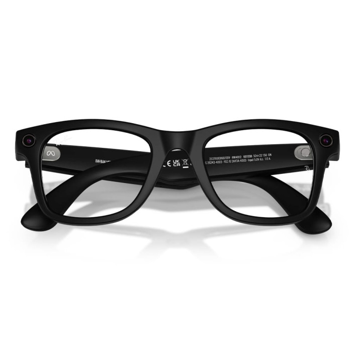 Смарт-окуляри Ray-Ban Meta Wayfarer Gen 2 Matte Black Frame Clear Lenses s50