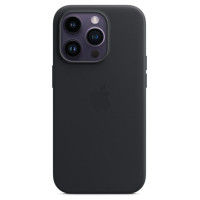 Чохол для iPhone 14 Pro - Leather, Midnight (HC)