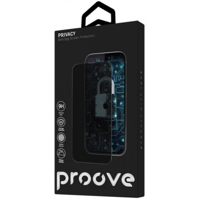 Захисне скло для iPhone 16 Pro Max - 9:42, Privacy Glass