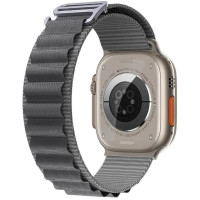 Ремінець для Apple Watch - 42/44/45/46/49mm, AmazingThing Titan Sport Loop, Grey
