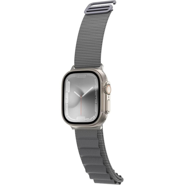 Ремінець для Apple Watch - 42/44/45/46/49mm, AmazingThing Titan Sport Loop, Grey