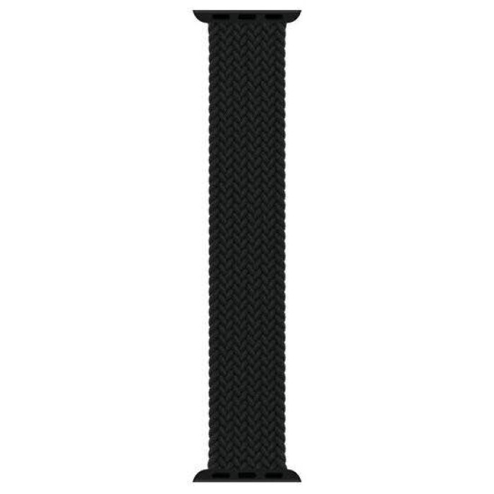Ремінець для Apple Watch - 42/44/45/46/49mm, Apple Braided Solo Loop, Black (Size 11)