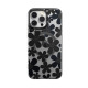 Чохол для iPhone 16 Pro Max - Switcheasy Fleur M Patterned Shockproof MagSafe, Black