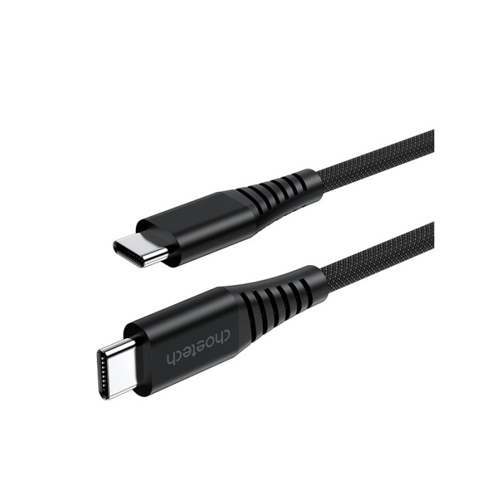 Кабель USB-C to USB-C - Choetech, Magnet PD3.1 240W 1.2m, Black