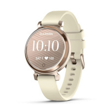 Смарт-годинник Garmin Lily 2 Cream Gold with Coconut Silicone Band