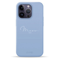 Чохол для iPhone 14 Pro - Pump Silicone Minimalistic MagSafe, Meow Blue