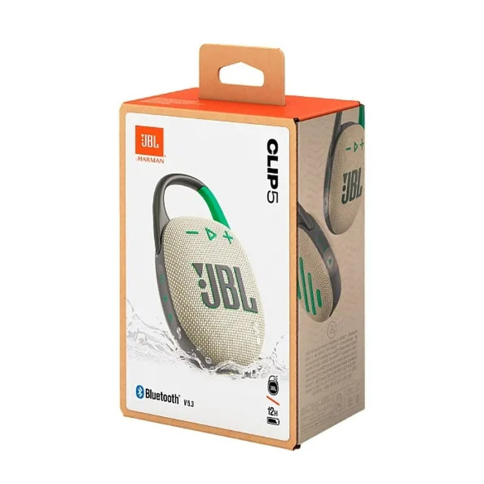 Портативна колонка JBL Clip 5 Sand