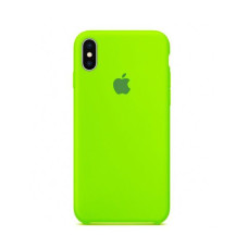 Чохол для iPhone X/Xs - Silicone Case, Lime Green (HC)