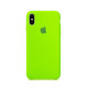 Чохол для iPhone X/Xs - Silicone Case, Lime Green (HC)