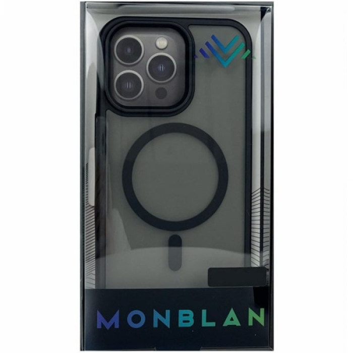 Чохол для iPhone 15 Pro Max - Monblan Matte MagSafe, Black