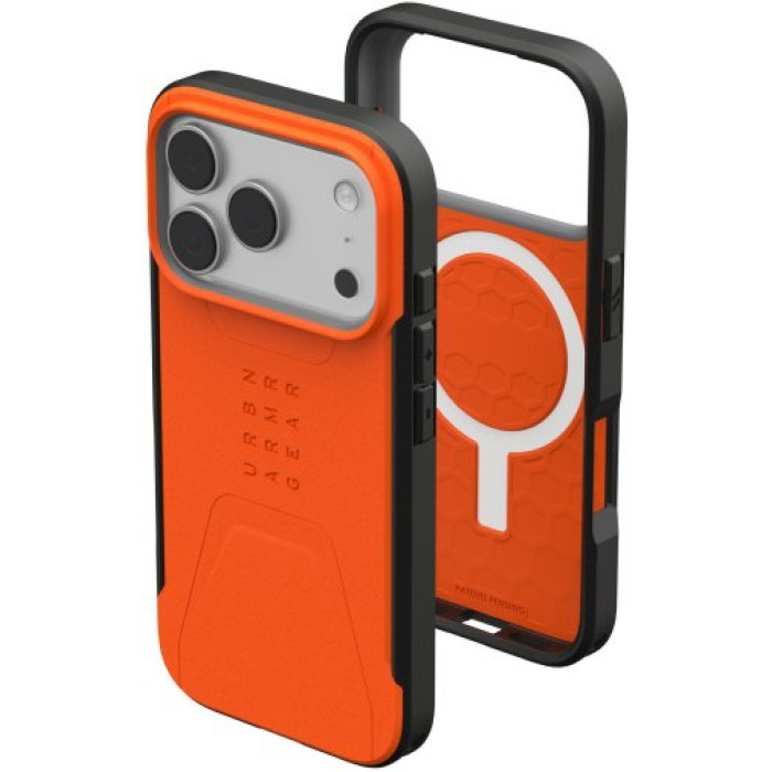 Чохол для iPhone 17 Pro - UAG Civilian MagSafe, Orange