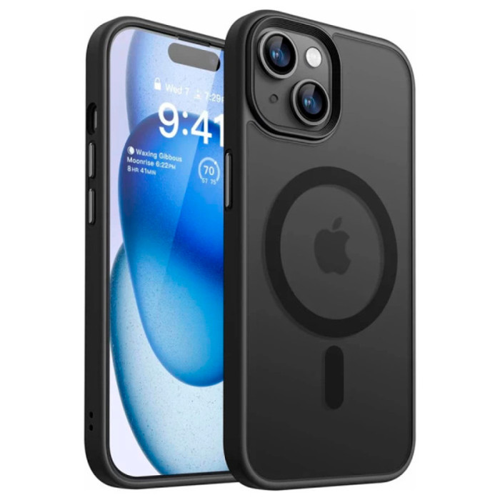 Чохол для iPhone 14 - Monblan Matte MagSafe, Black