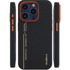 Чохол для iPhone 16 Pro Max - Blueo Fully Wrapped Aramid  MagSafe, Black / Orange