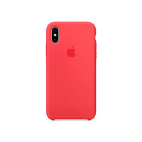 Чохол для iPhone X/Xs - Silicone, Raspberry (HC)