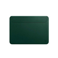 Чохол-накладка для Macbook 13 - WIWU Skin Pro PU Leather Sleeve, Forest Green