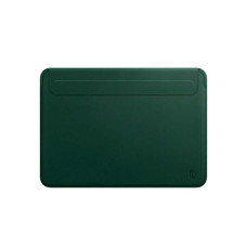 Чохол-накладка для Macbook 13 - WIWU Skin Pro PU Leather Sleeve, Forest Green