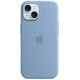 Чохол для iPhone 15 - Silicone MagSafe, Winter Blue (HC)