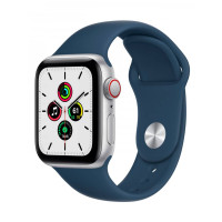 Apple Watch SE (1Gen) 40mm Silver, Abyss Blue Sport Band, LTE