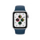 Apple Watch SE (1Gen) 40mm Silver, Abyss Blue Sport Band, LTE