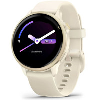 Смарт-годинник Garmin Vivoactive 6 Lunar Gold with Bone Band