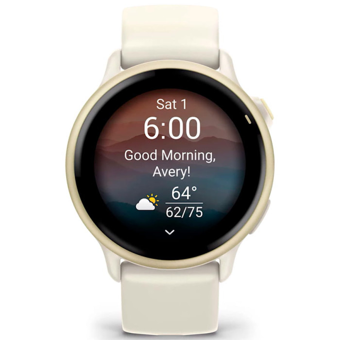 Смарт-годинник Garmin Vivoactive 6 Lunar Gold with Bone Band