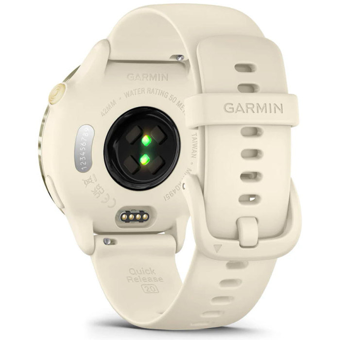 Смарт-годинник Garmin Vivoactive 6 Lunar Gold with Bone Band
