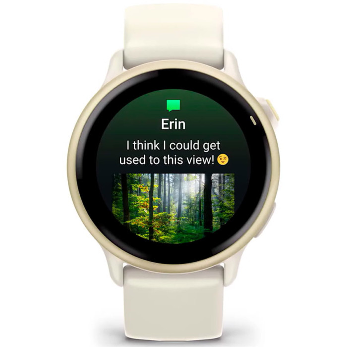 Смарт-годинник Garmin Vivoactive 6 Lunar Gold with Bone Band