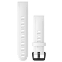 Ремінець для годинника Garmin - QuickFit 20mm, Silicone Band, White