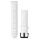 Ремінець для годинника Garmin - QuickFit 20mm, Silicone Band, White