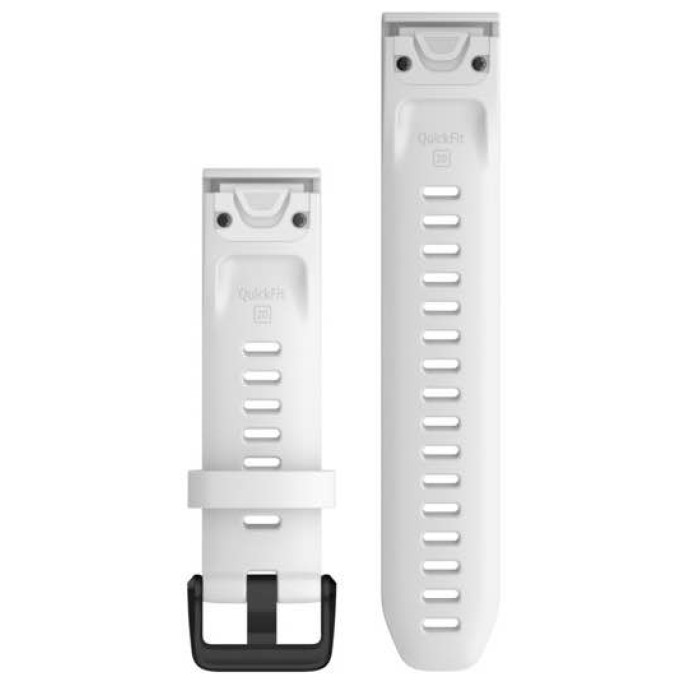 Ремінець для годинника Garmin - QuickFit 20mm, Silicone Band, White